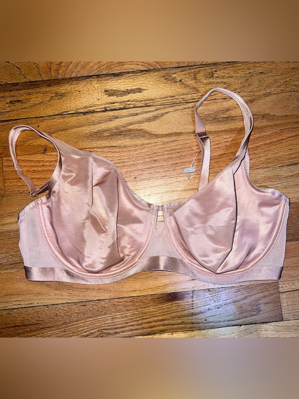 Soma Satin Underwire Bra - Dusty Rose
